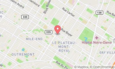 map, Tabagie Laurier